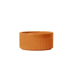Ramekin de Porcelana Canelado Laranja Germer - 240ml