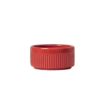 Ramekin de Porcelana Canelado Vermelho Germer - 240ml