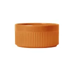 Ramekin de Porcelana Canelado Laranja Germer - 850ml