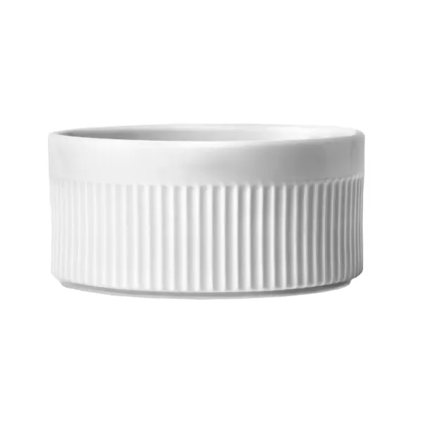 Ramekin de Porcelana Canelado Branco Germer – 1800ml