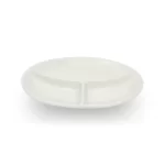 Petisqueira de Porcelana Oval Bot Art 604-9 - 3 Divisões