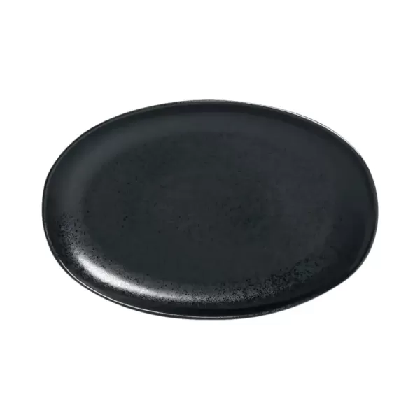 Travessa Assadeira Oval Rasa de Cerâmica Orgânico Eclipse Porto Brasil - 30x20cm