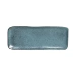 Travessa Assadeira Retangular Média de Cerâmica Orgânico Nigth Sky Porto Brasil - 33x13cm