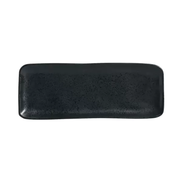 Travessa Assadeira Retangular Média de Cerâmica Orgânico Eclipse Porto Brasil - 33x13cm