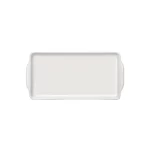 Bandeja Retangular de Porcelana com Alças Atlas TW243 - 27x13cm