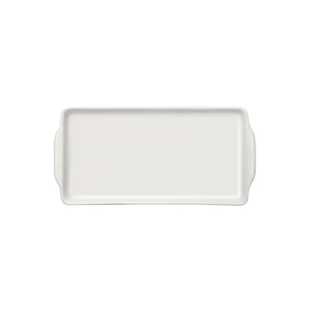 900.86.0410 Bandeja Retangular de Porcelana com Alças Atlas TW243 - 27x13cm - Imagem 1