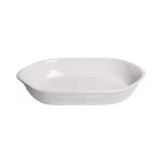 Travessa de Cerâmica Refratária Oval Branca Bella Refratários 10 - 900ml