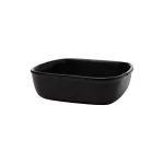 Travessa de Cerâmica Refratária Quadrada Preta Bella Refratários 03 - 2,150L