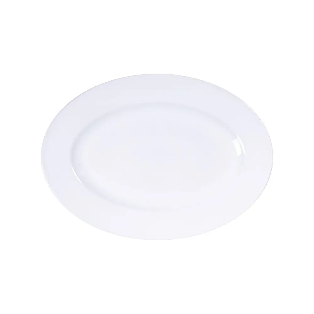 900.92.7140 Travessa Oval de Porcelana Maria Augusta Tramontina 96010/072 - 40x29cm - Imagem 1