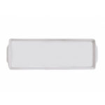 Bandeja Retangular de Porcelana com Alças Schmidt - 37x18cm