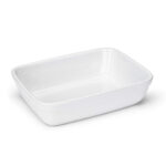 Travessa Assadeira Retangular de Porcelana Schmidt - 23x16cm