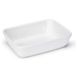 Travessa Assadeira Retangular de Porcelana Schmidt - 28x17cm