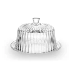 Queijeira de Cristal com Tampa Radial Lyor 220380 - 20cm
