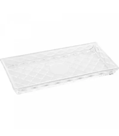 Fruteira Centro de Mesa Cristal Diamond Lyor 5401 - 28,5x14,5cm