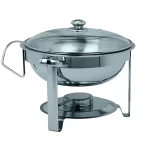 Rechaud Inox Redondo 5L Orcil Elétrico Tampa de Vidro RRTV5 – Banho Maria