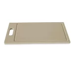 Tábua Retangular com Alça Polietileno Magnum Beje - 50x30cm