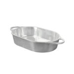 Travessa de Alumínio Oval com Alças Jaguar N3 - 32x16cm