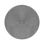 Jogo Americano Requinte Redondo Cinza Bene Casa 041337 - 37cm