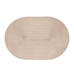 Jogo Americano Requinte Oval Palha Bene Casa 050014 - 44x30cm