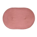 Jogo Americano Requinte Oval Vermelho Bene Casa <br/>050014 - 44x30cm