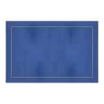 Jogo Americano Pu Retangular Azul Bene Casa <br/>311225 - 45x30cm