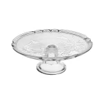Prato para Bolo de Vidro com Pé Vitazza 2590 - 32cm