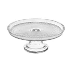 Prato para Bolo de Vidro com Pé Vitazza 2800 - 28cm