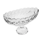 Fruteira Centro de Mesa Cristal Angel com Pé Rojemac 35219 - 29x13cm