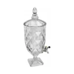 Suqueira de Cristal com Pé e Tampa Diamond Rojemac 221567 - 4,7L