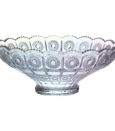 Fruteira Centro de Mesa Cristal Versailles Furta-Cor Full-Fit 27217 - 32cm