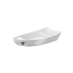Barco para Sushi-Sashimi Branco Uno Coza 10164 - 28x14cm