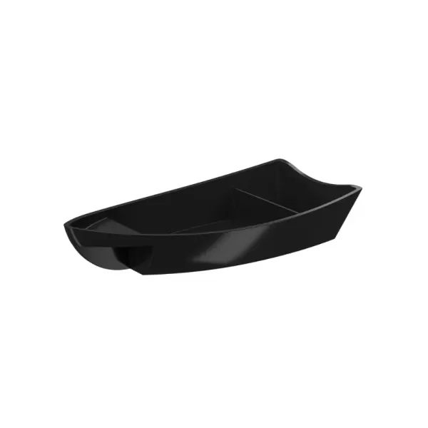 Barco para Sushi-Sashimi Preto Uno Coza 10164 - 28x14cm