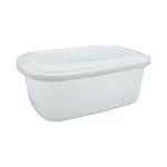 Pote de Plástico Branco com Tampa Polar Tritec 5448 - 3,5L