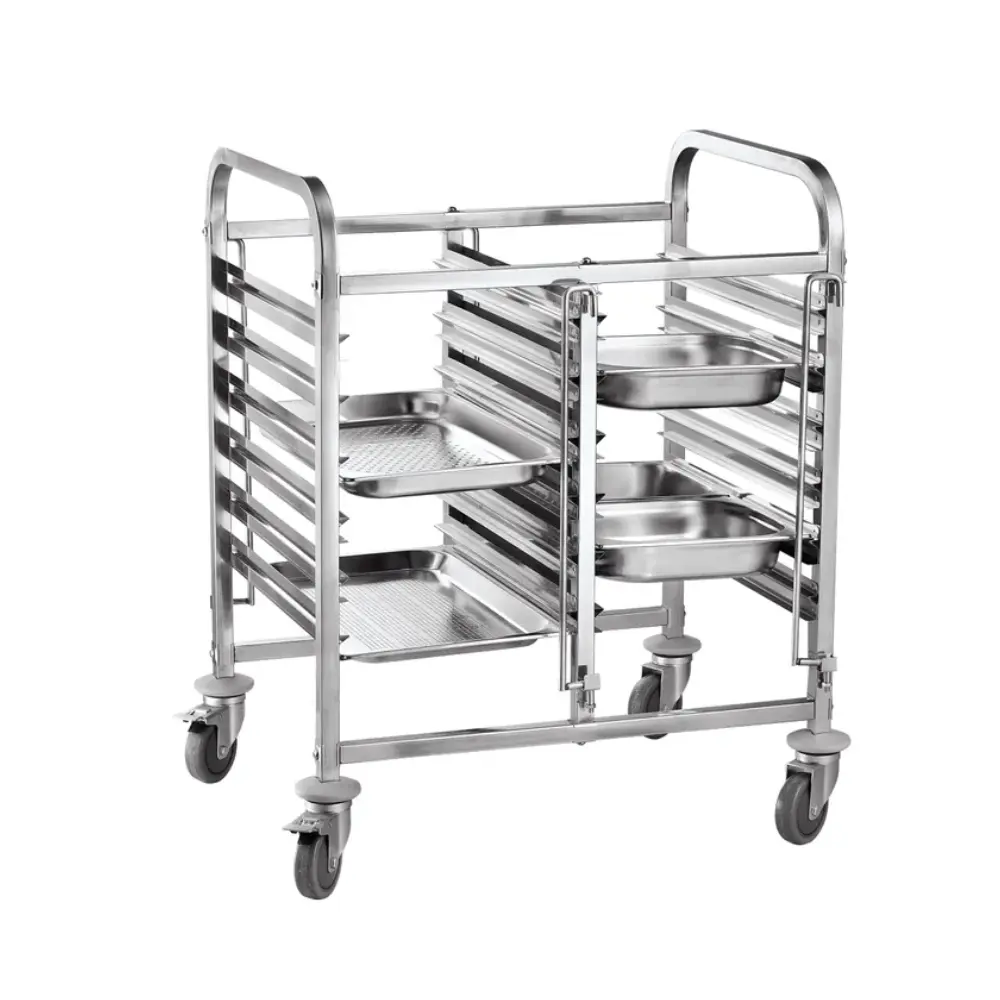 950.40.9310 Carro de Transporte Duplo em Inox para Cubas GN 1/1 Dayhome ZNX7042 - 12 Níveis - Imagem 1