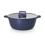 Caçarola Chef com Revestimento Antiaderente Azul Marcamix MC0002 - 4,2L