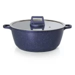 Caçarola Chef com Revestimento Antiaderente Azul Marcamix MC0003 - 6,2L