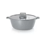 Caçarola Chef com Revestimento Antiaderente Cinza Marcamix MC0022 - 4,2L