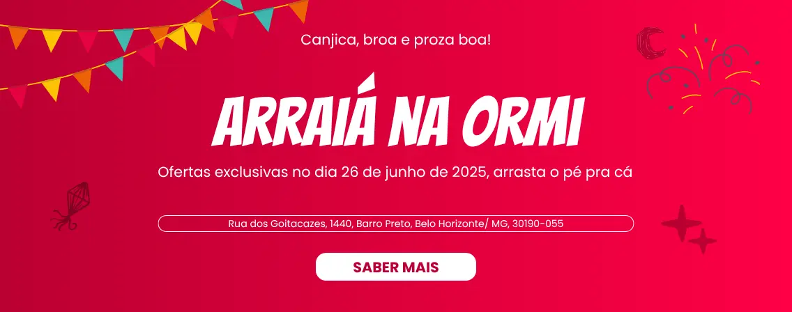 Banner Arraiá Ormimaq